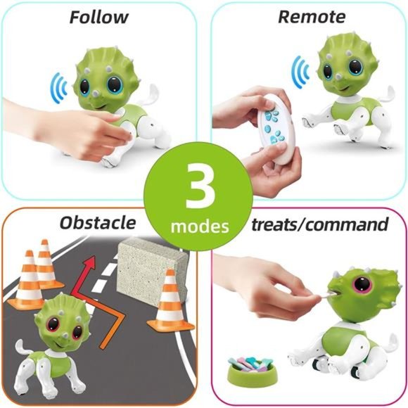 RC Dinosaurs Toys for KiDS - Remote Control Robot Toy with Walking and Dancing - Picture 3 of 6